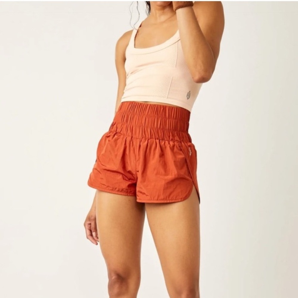 [Free People] Women's Orange Athletic Shorts